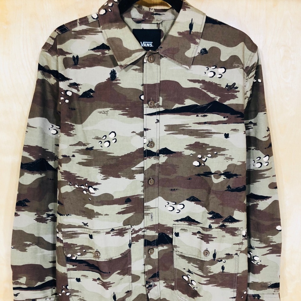 NWT Vans Men’s Winchester Storm Camo Shirt Jacket - Picture 2 of 7